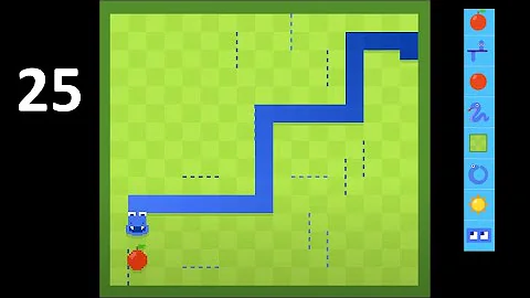 Google Snake Gate Mode - 25 apples in 41s 175ms (1 apple / Speed Normal / Size Standard)