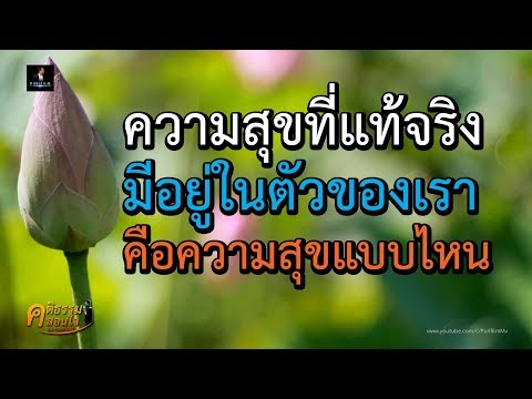 วีดีโอ: คนแบบไหนถึงเรียกว่ามีความสุข