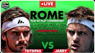 🎾TSITSIPAS vs JARRY | ATP Italian Open 2024 | LIVE Tennis Play-by-Play Stream