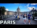 Paris 4k walk in paris  pont des arts  29june2022