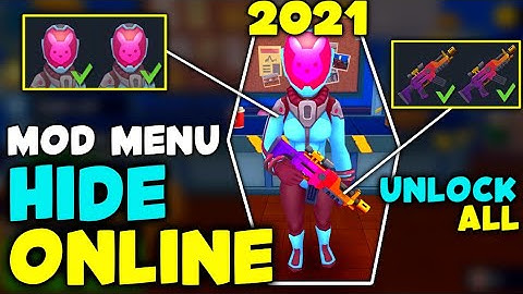 Hide Online Mod Menu 2021 Version 4.5.0 - Unlock All Collections - God Mode - Hide Online Mod Apk
