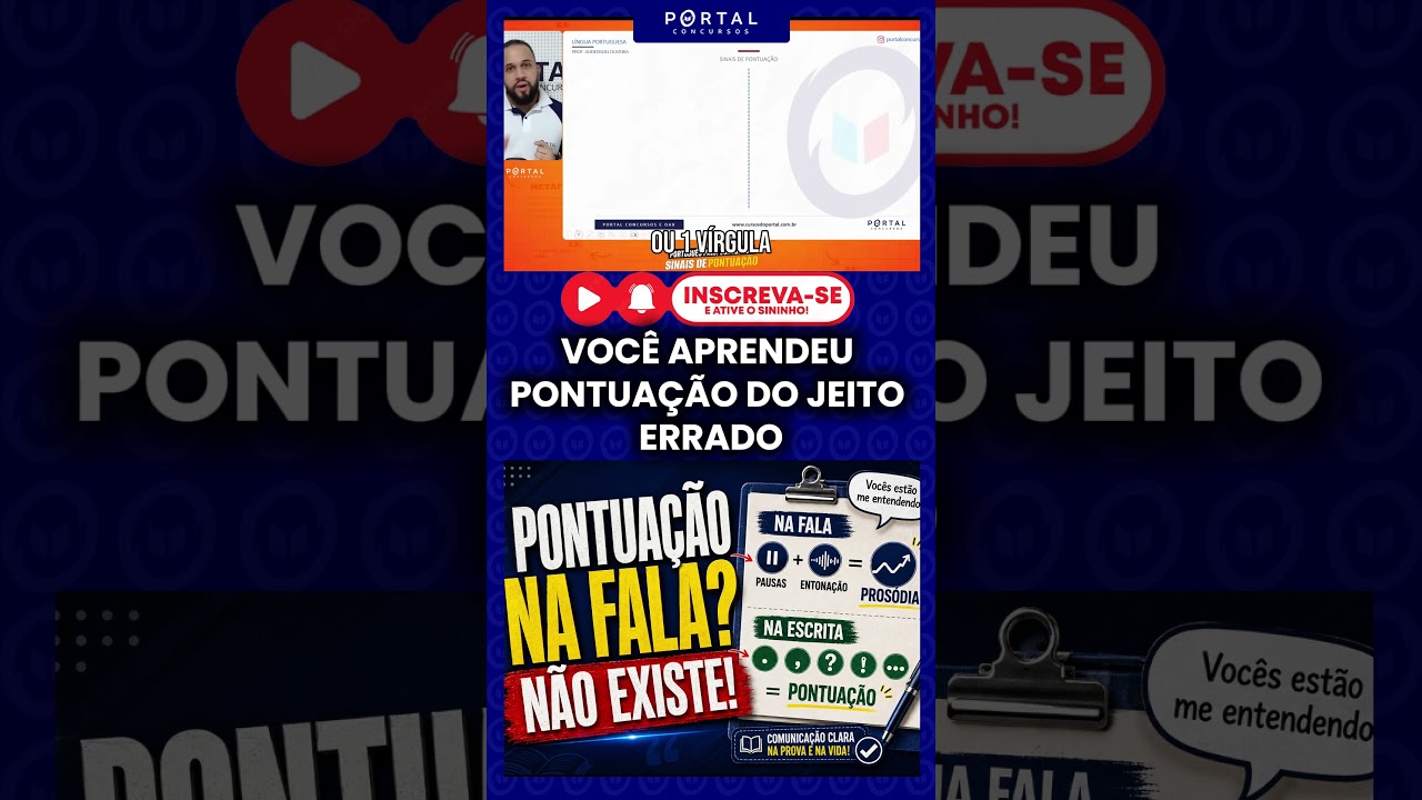 Pontuação não existe na fala? Entenda isso!
