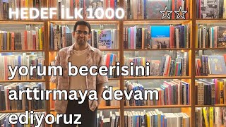 Yorum Becerisini Arttırmak İçin Devam Ediyoruz