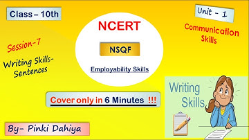 Writing skills - Sentences