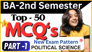 BA-2nd Sem|TOP-50 McQ