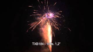 Fajerwerki TXB184 100s 1.2 BROCADE CROWN TRIPLEX