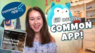 COMMON APP 2020: how to fill out the common application! detailed walkthrough + tips || CAPS PART 2