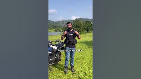 Battle Vest I Hydration Pack I Hydration Backpack I Design Insights #motorcycle #hydration #motovlog