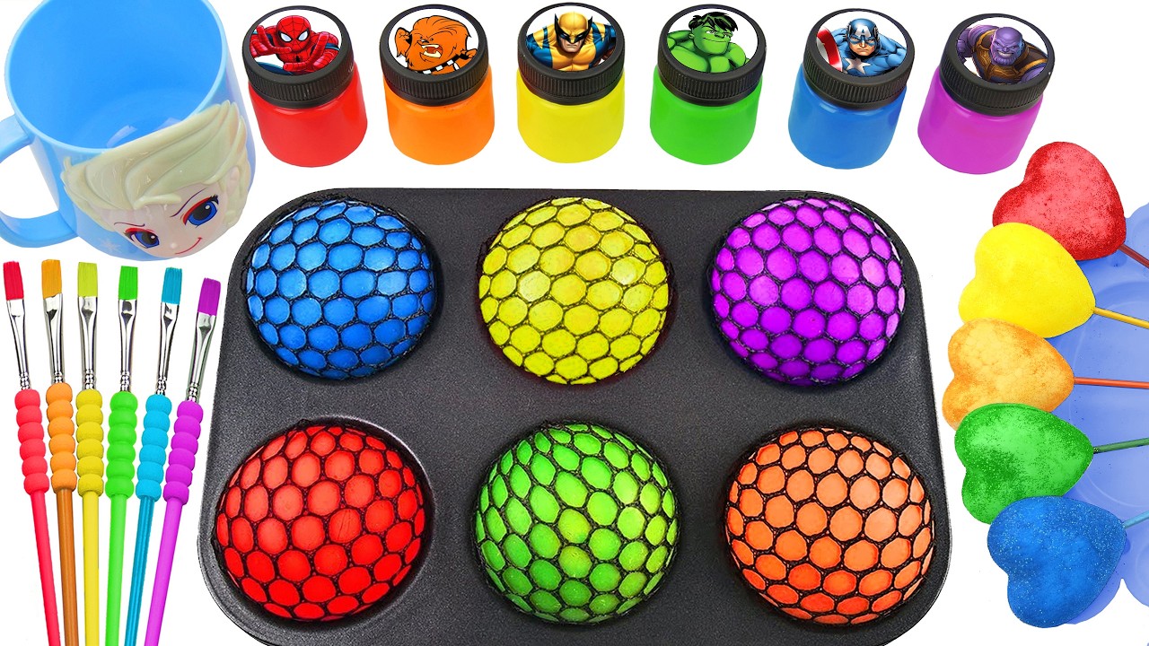 Satisfying Video l How I Make Real Sprunki Cndy Mixing in Dark Pool Labubu Lollipop Paint Slime ASMR