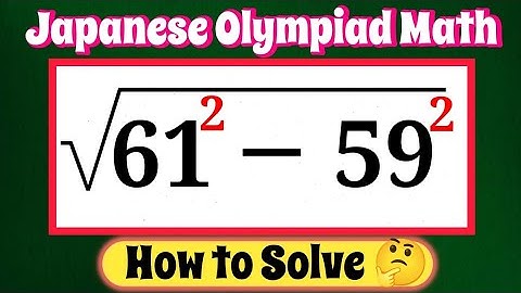 Japanese | can you solve this? | Nice Square Root Algebra problem | math Olympiad