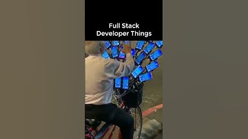 Full Stack Developer Things 🔥 #developermemes #codingmemes #tester #Programmingmemes