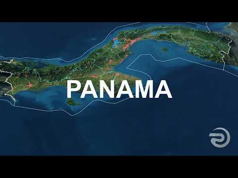 PANAMA-Realistic 3D Country Maps-Terrain Animation Showcase