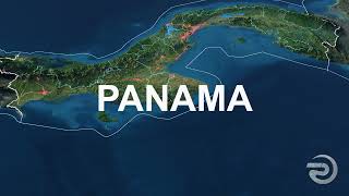 PANAMA-Realistic 3D Country Maps-Terrain Animation Showcase
