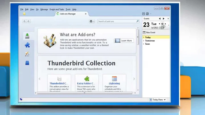 How to install Lightning in Mozilla® Thunderbird