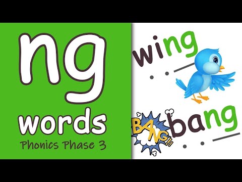 ng Digraphs | 'ng' Words | Blending Phonics Phase 3