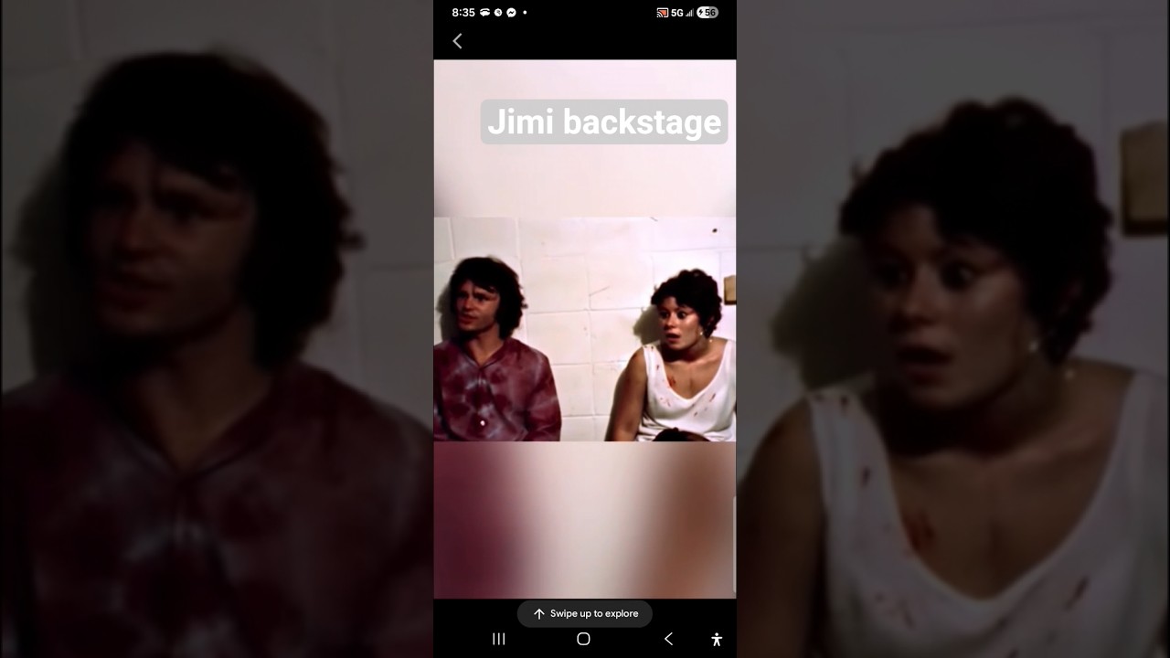 Jom Morrison backstage