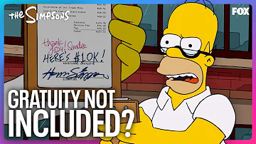 How Homer Accidentally Became A Tipping God | The Simpsons