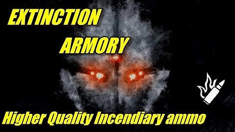 CoD Ghosts Extinction Armory! Higher quality incendiary Ammo Upgrade analysis! (extremely complex!)