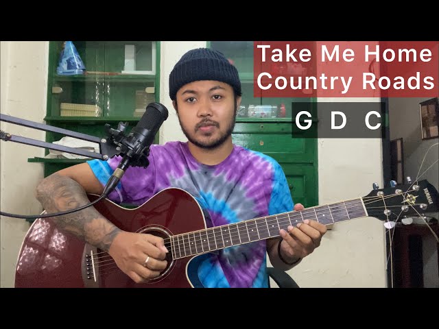 Chord Gampang (Take Me Home Country Roads - John Denver) Arya Nara (Tutorial Gitar) class=