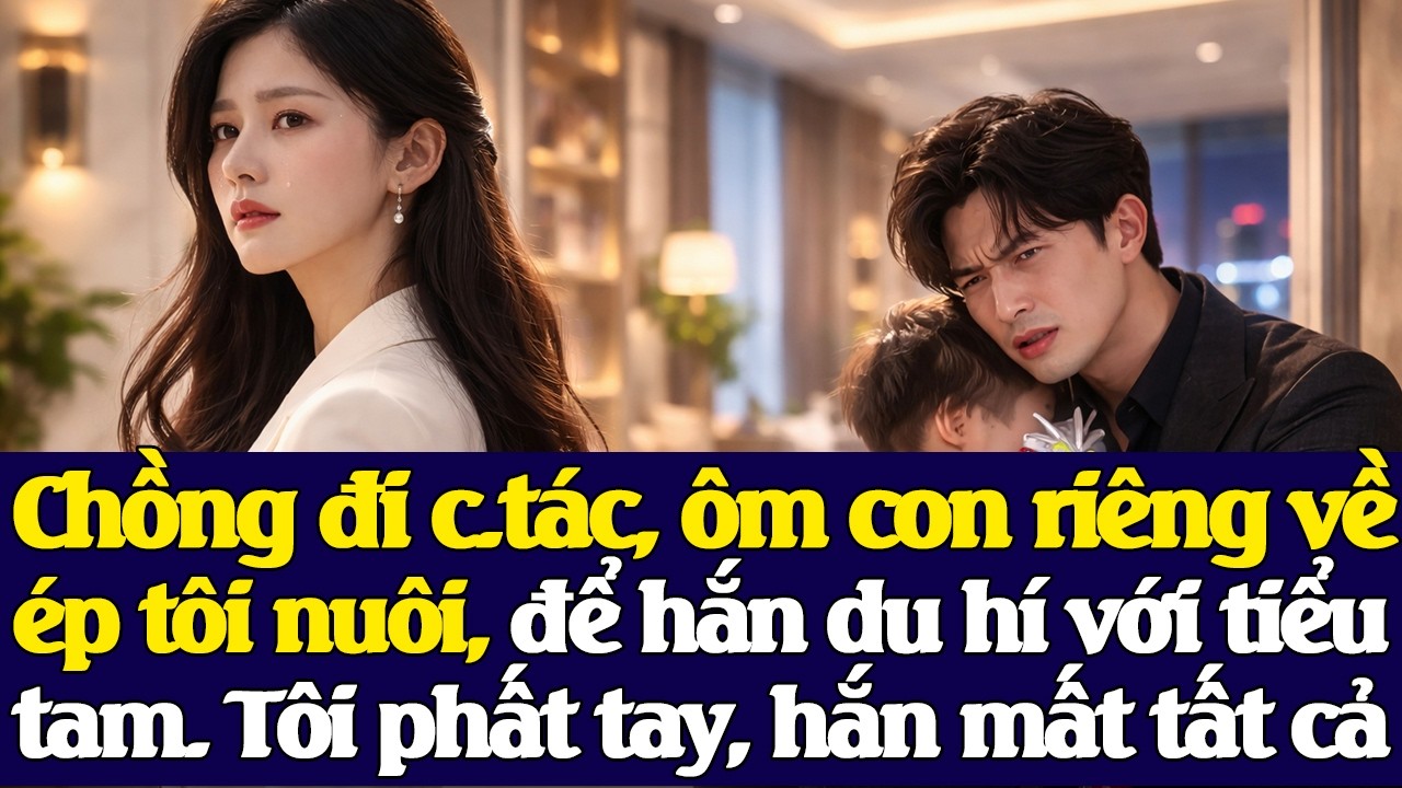 Chồng đi c.tác, ô.m con ri.êng về é.p tôi nuôi, để hắn du hí với tiểu tam. Tôi phất tay, hắn mất hết