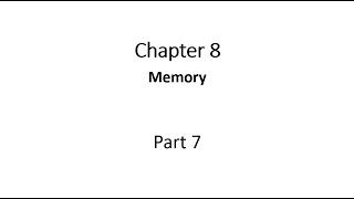 Chapter 8 - Part 7