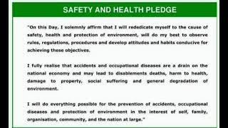 National safety Day March 4 Pledge