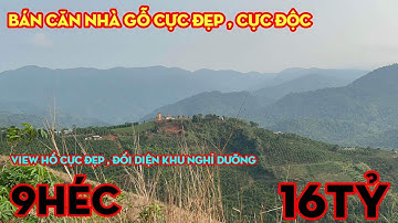 Bán Căn Nhà GỖ XƯA và 9HEC Đất View Hồ,Cách TT Quảng Khê 7km,Khí Hậu Mát Mẻ Quanh Năm,Giá 16 TỶ | TƯ