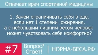 Похудение / Ответы на вопросы #7 / Зачем ограничивать себя в еде? Похудение / Ответы на вопросы #7 / Зачем ограничивать себя в еде?