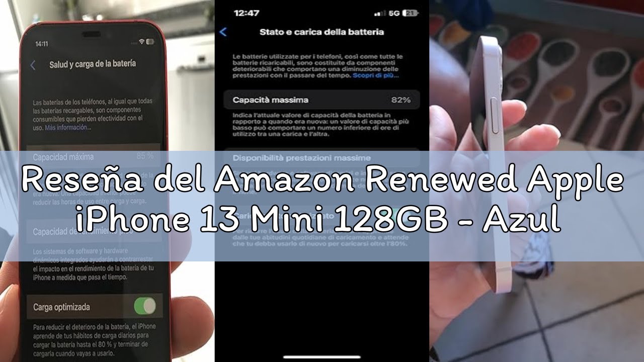 Reseña del Amazon Renewed Apple iPhone 13 Mini 128GB - Azul (Reacondicionado)