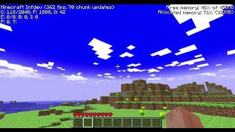 Minecraft Java Edition Infdev 20100227