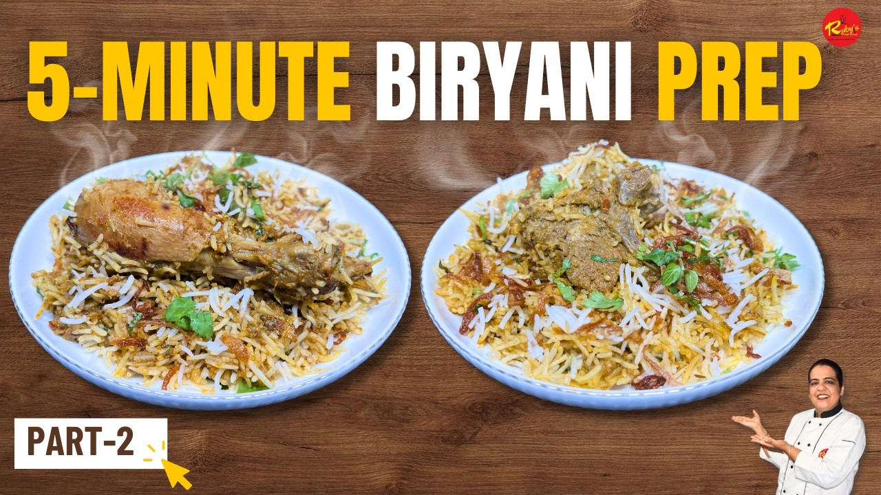 5–7 Minute Chicken & Mutton Biryani | Cloud Kitchen Instant Biryani System