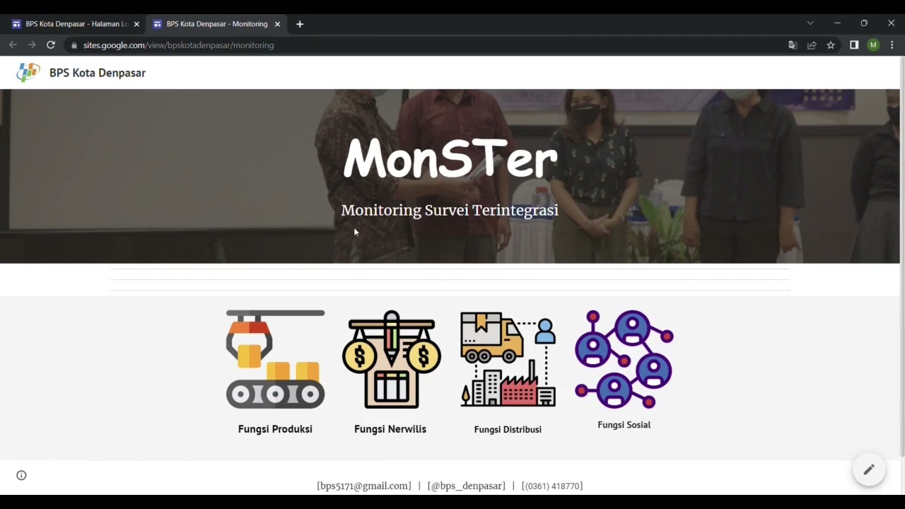 Dashboard Monitoring Survei IMK BPS Kota Denpasar