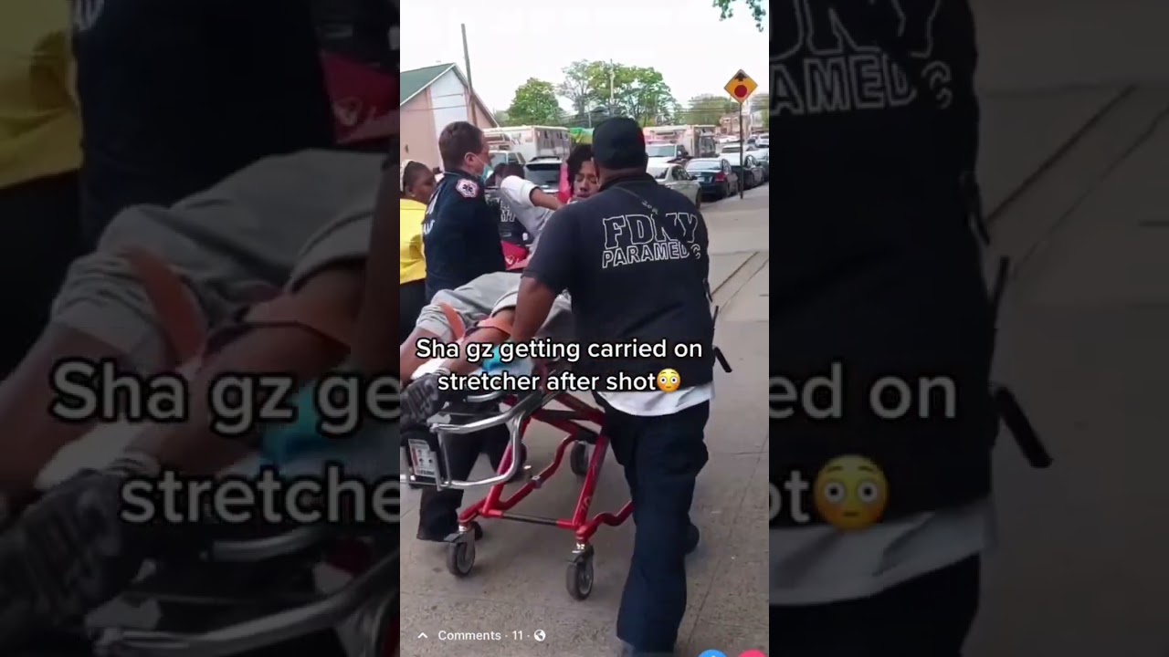 Sha gz shot after tryna run from the opps 😳 