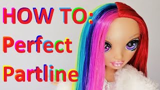 How To: Thatch a Partline on your Doll Hair [Reroot or new and unboxed]