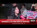 REPRIMIERON a FAMILIARES y VECINOS de AGOSTINA VEGA por MOVILIZARSE al pedido de JUSTICIA