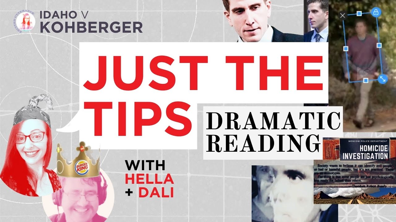 Tips For Dramatic Reading Idaho 4 case: Just the tips 👀 a dramatic reading stream with Hella ...