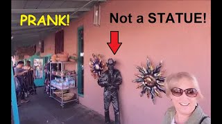 Classic statue PRANK!  Funny &amp; Scary reactions!