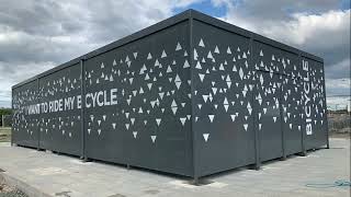 Choose from a Range of Cladding Options for all Falco Cycle Hubs and Bin Stores