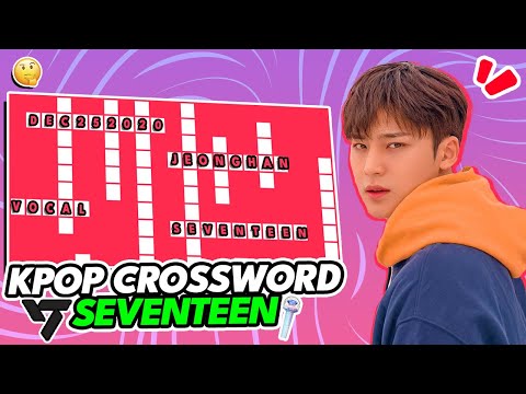 SeventeenEdition | Kpop Crossword Games