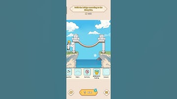 Brain Puzzle Tricky Quest Level 28 build bridges build the bridge according to the blueprint