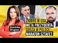 ZIOBRO W USA, WETO W SPRAWIE LIKWIDACJI CBA, SUSZA W POLSCE, 20. ONET MARATON SZTAFET | Onet Rano.