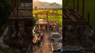 old and new home 🏡 development in the home see left ◀️#youtubeshorts #youtubevideo #wow