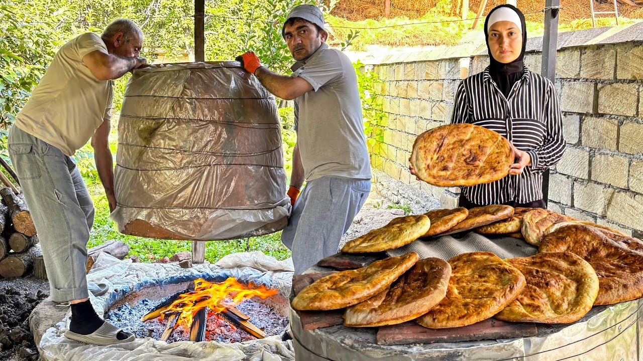 Первое восстановление моего старого хлеба Tandoor и запеченного тандура впервые