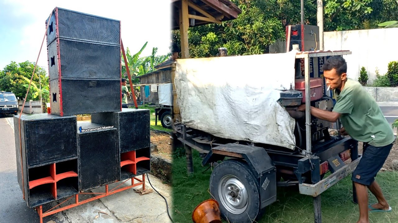 Begini Loading Sound Minimalis Spek 7,5 Watt // Ogleng Diesel 20 Kva ...