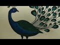 Easy Peacock Painting | Acrylic Peacock Painting using Simple Techniques for Beginners | Wall Decor