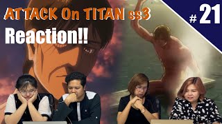 Review/Reaction! ผ่าพิภพไททัน Attack on Titan SS3 Ep.21 | Officer Reaction
