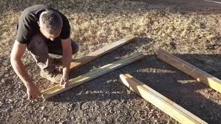How To Construct A Swinging Sieve For Sand And Gravel