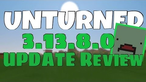 Unturned 3.13.8.0 UPDATE! ( Colored Umbrellas, Heatstim & #Notes )