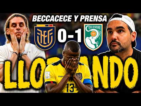 😱 FOREIGN PRESS ANGRY AT ECUADOR 🇪🇨 OVER DEFEAT vs IVORY COAST🇨🇮