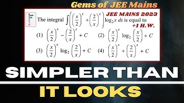 This Integral Is Simpler Than It Looks | JEE Mains 2023